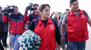 Inicia la audiencia de medidas cautelares contra Ruth Nina por amenazas e instigación durante acto evista