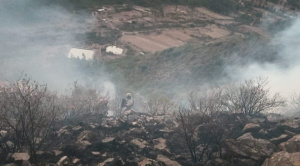 Incendio en la serranía de Sama fue provocado por una persona de la tercera edad que realizaba quemas en su terreno
