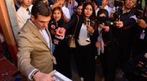 Rodrigo Paz votó en Tarija, se refirió a su vicepresidente Lara y al compromiso de cambiar Bolivia