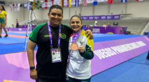 Panamericanos Junior: Sol Sandoval pelea lesionada y gana bronce en karate 