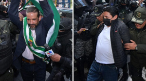 Camacho y Pumari ya están en el TDJ de La Paz para su audiencia de medidas cautelares