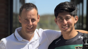 Miguelito ya está en Santa Cruz y visita el Proyecto Bolivia 2022