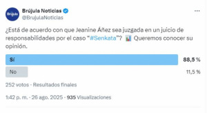 Sondeo de opinión: mayoría respalda que Áñez sea juzgada en un juicio de responsabilidades por el caso Senkata