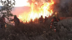 Reportan 855 focos de calor en seis departamentos y dos incendios forestales 