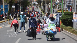Alcaldía de La Paz:  contaminación descendió hasta en un 62% en el Día del Peatón