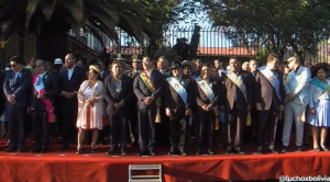 Autoridades nacionales y departamentales son parte de los actos protocolares por el aniversario de Cochabamba