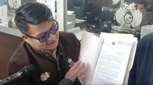Cabezas presenta petición acusatoria  para juicio de responsabilidades contra Arce por nombramiento de Lafuente