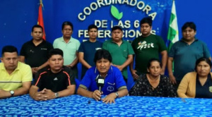 Evo identifica a tres perdedores y pide al nuevo gobierno respetar al Estado Plurinacional