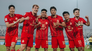 Fútbol de Asia: gol de Makerlo Téllez en la AFC Challenge League