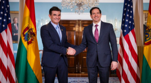 Paz y Marco Rubio dialogaron sobre medidas para profundizar la relación entre Bolivia y EEUU