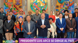 En su último mensaje a la nación,  Arce dice que deja cinco legados y  acusa a Morales y a la ALP de boicot