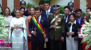 El presidente Rodrigo Paz brinda por Dios, la familia y la patria