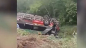 Un muerto y más de 40 heridos en vuelco de bus en la carretera Bioceánica