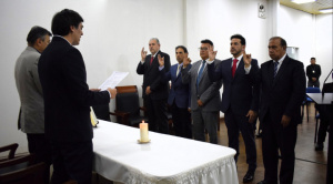 Ministro Zamora posesionó a dos viceministros, gerente de Mi Teleférico y varios directores