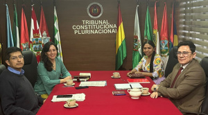 Paola Prudencio fue posesionada como nueva presidenta del TCP