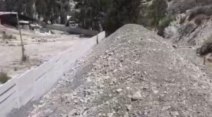 La alcaldía repondrá muro perimetral que fue afectado por obras de embovedado de un río