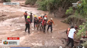 Reportan la muerte de un hombre tras la crecida del río Piraí