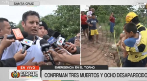 Lara: “Me reportan que hay tres personas fallecidas” 